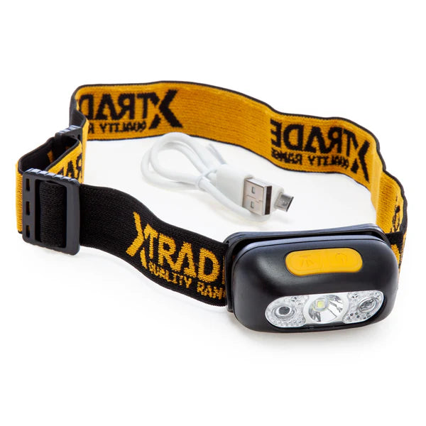 XTrade Rechargeable LED Headtorch 200 Lumens