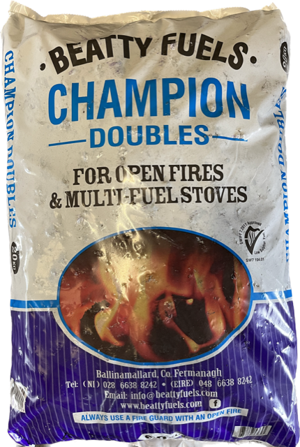 1 Tonne   Champion Premium Doubles  (50 x 20kg bags) - Fuel059
