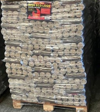 Irish Eco Wood Logs 120 Pks - Carbon Neutral! - Fuel022