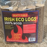Irish Eco Wood Logs 120 Pks - Carbon Neutral! - Fuel022