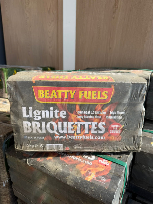 Beatty Lignite Briquettes - 90 x 10kg Packs