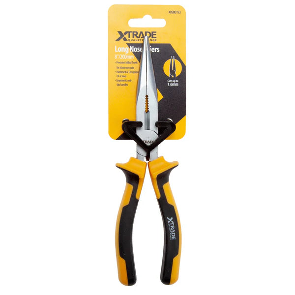 XTrade Long Nose Pliers 8" / 200mm