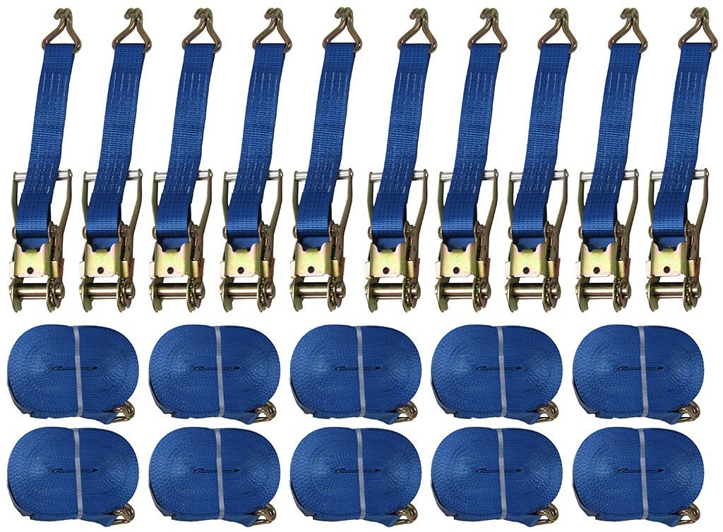 Ratchet Straps 8m - 5 Tonne (Box of 10)