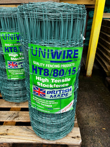 100m Green Sheep Wire HT  -  €1385 (Inc VAT) / €1154.16 (Ex VAT) PER PALLET