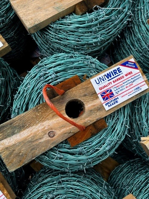 200m Green Barb Wire MS  -   €2,648 (Inc VAT) / €2,207.50 (Ex VAT)