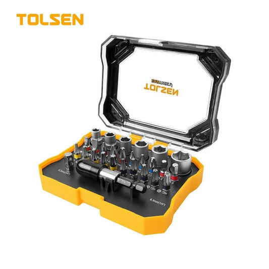 Tolsen 28PCS BIT AND SOCKET SET