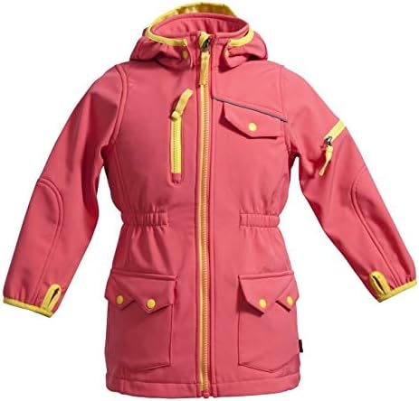 Elka Kid's Soft Shell Jacket - Coral
