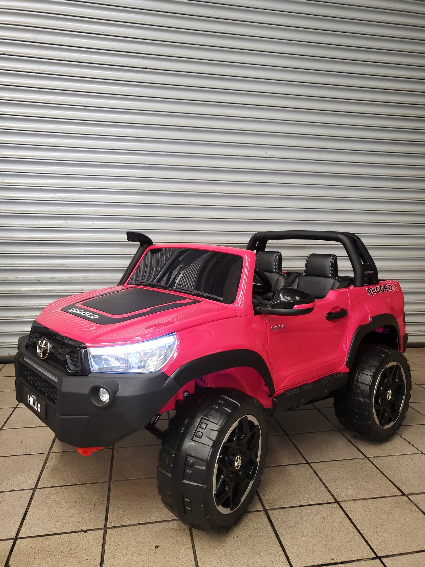 Toyota Hilux Rugged X 2-Seater 24V Ride-On Jeep | 4-Wheel Drive