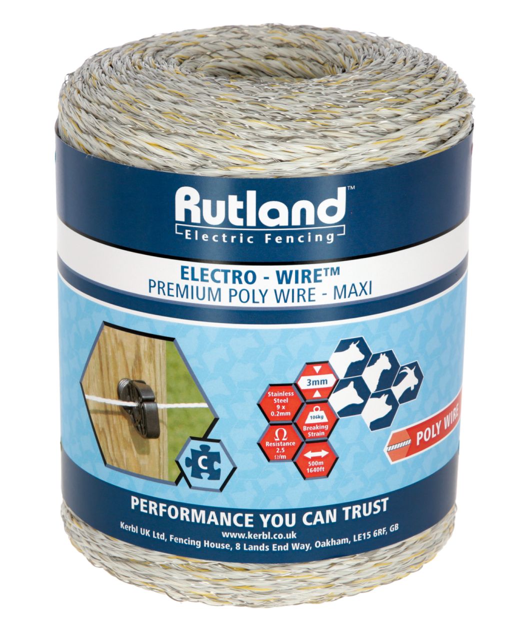 Rutland Electro Wire 3mm 500m Maxi Poly Wire