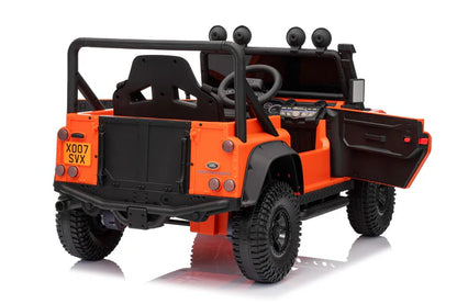 Landrover Defender Official 12V Ride On for Kids | Orange