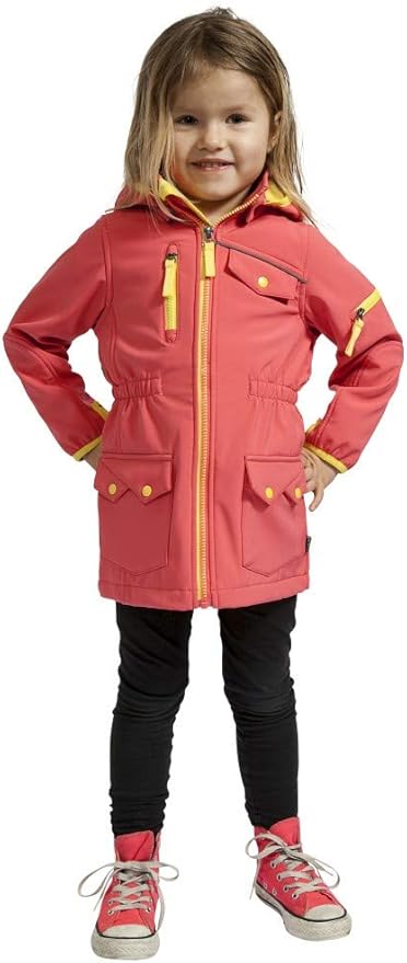 Elka Kid's Soft Shell Jacket - Coral