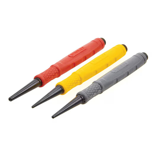 STANLEY DynaGrip Nail Sets Set of 3 (0.8, 1.6, 2.4mm)