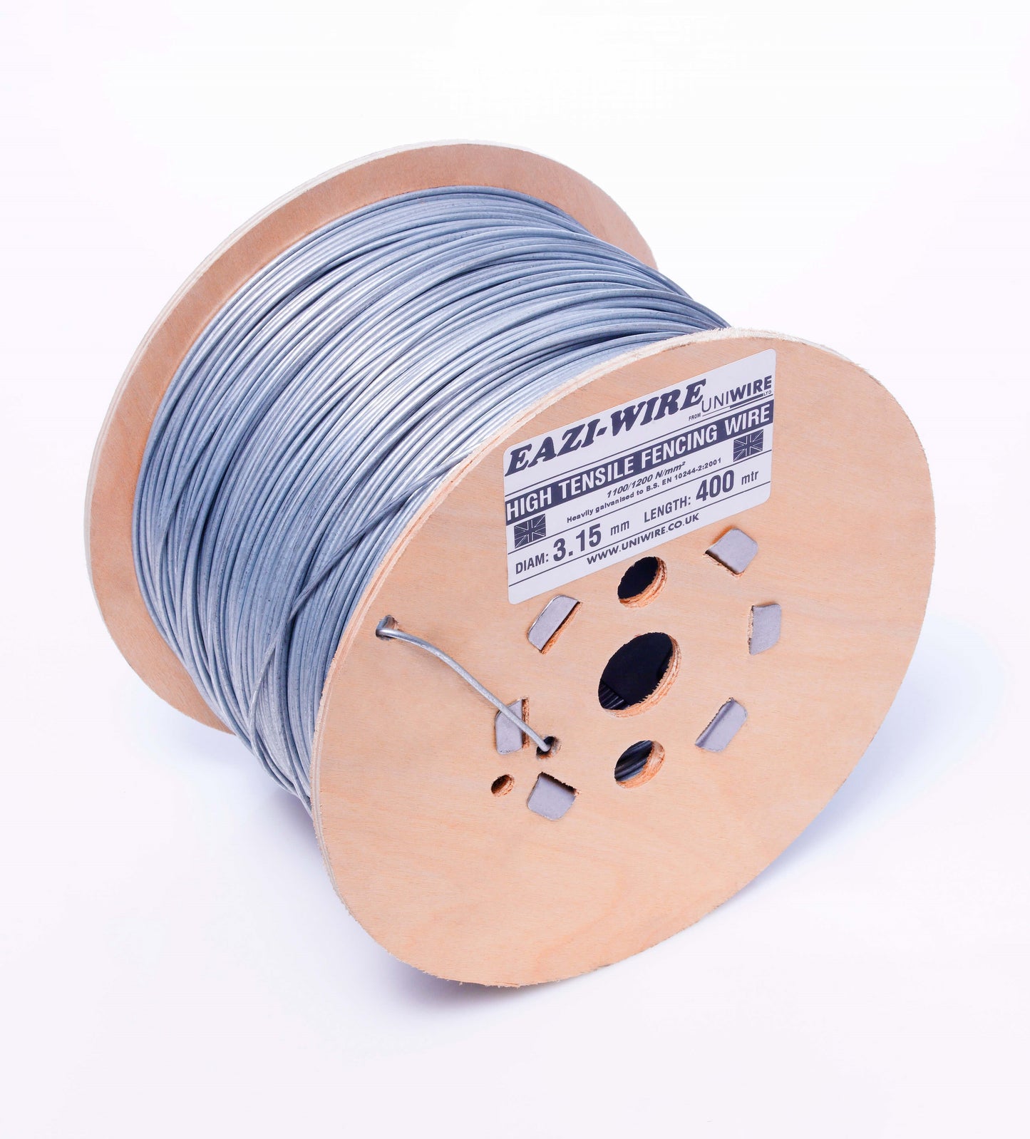 EAZI WIRE - H/T - 600M Green Plain Wire