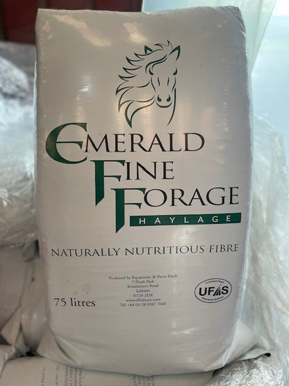 Emerald Fine Forage Haylage (56 x 75L Bags)  -  €364 Per Pallet