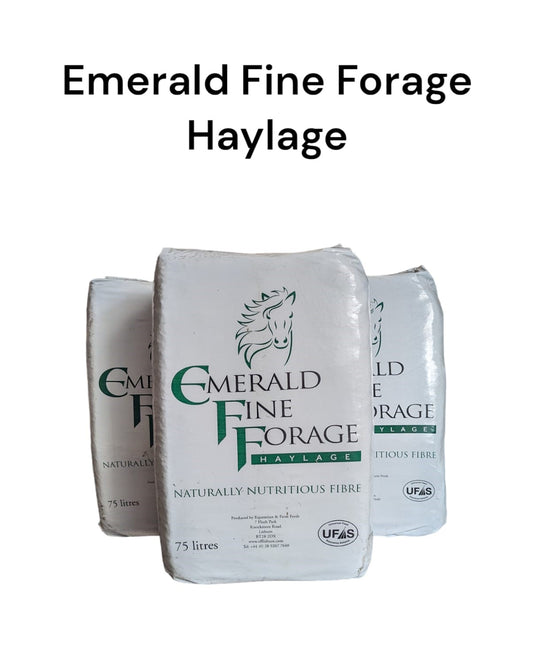 Emerald Fine Forage Haylage (56 x 75L Bags)  -  €364 Per Pallet