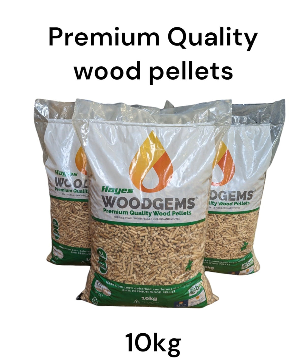 Wood Pellets (100 x 10kg bags) - Fuel044
