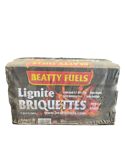Beatty Lignite Briquettes - 90 x 10kg Packs