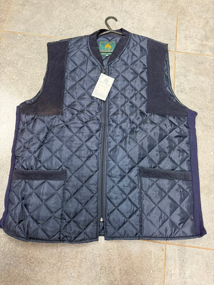 Black Knight Quilted Bodywarmer *Sun Faded NO RETURNS*