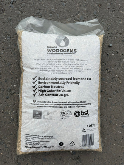 Wood Pellets (90 x 10kg bags) - Fuel044