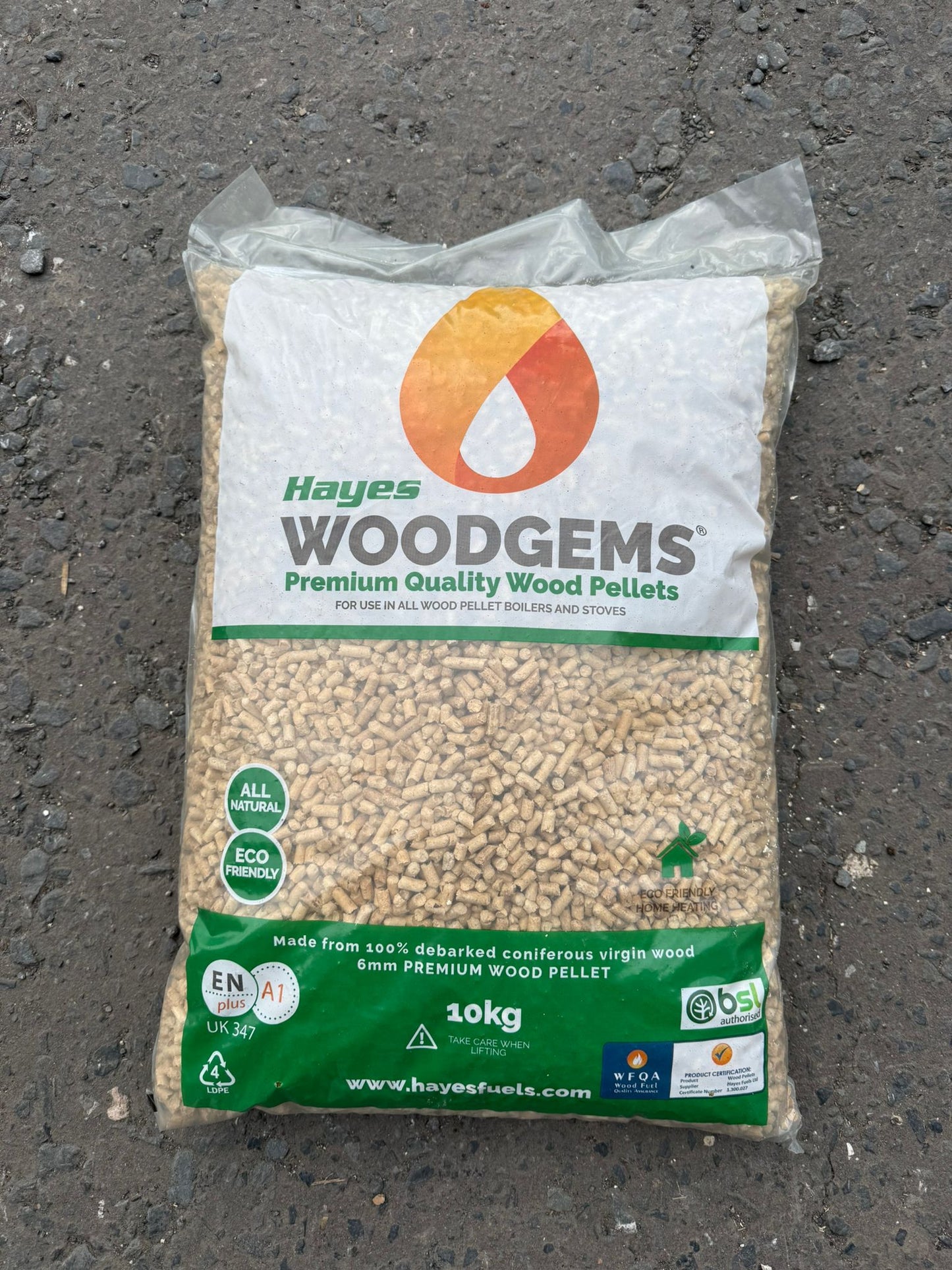 Wood Pellets (90 x 10kg bags) - Fuel044