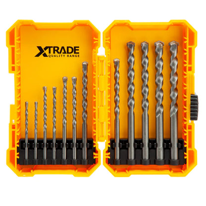 XTrade 12pc Masonry Drill Bit Set
