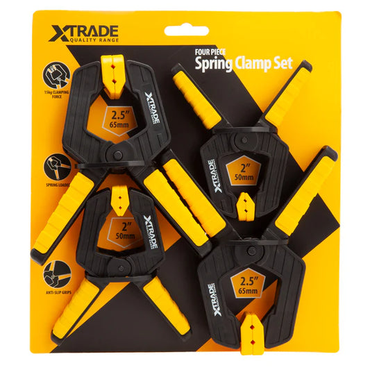 XTrade 4 Piece Spring Clamp Set