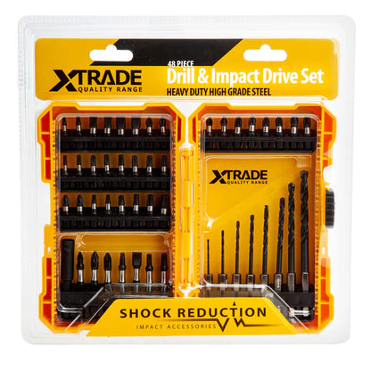XTrade 48 Piece Drill & Impact Drive Set