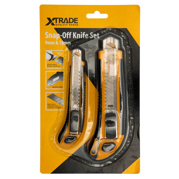 XTrade Snap-Off Knife Set 9mm & 18mm