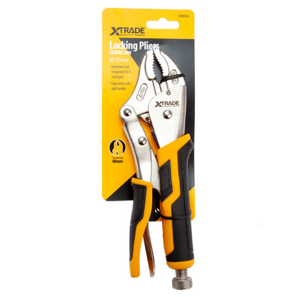 XTrade Curved Jaw Locking Pliers 10  250mm