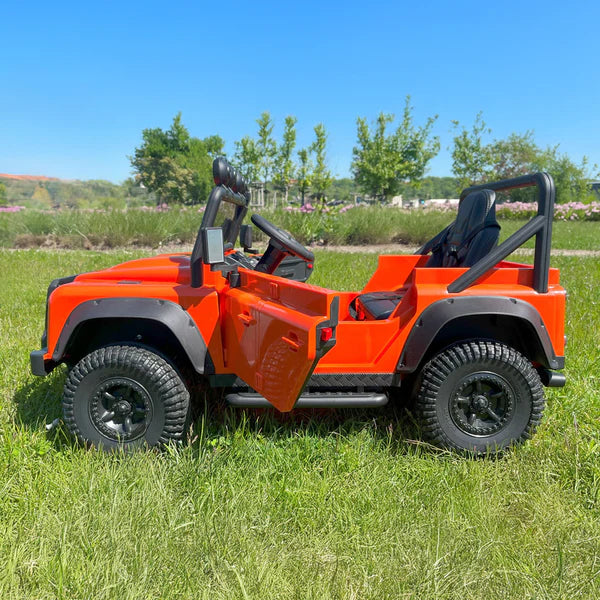 Landrover Defender Official 12V Ride On for Kids | Orange