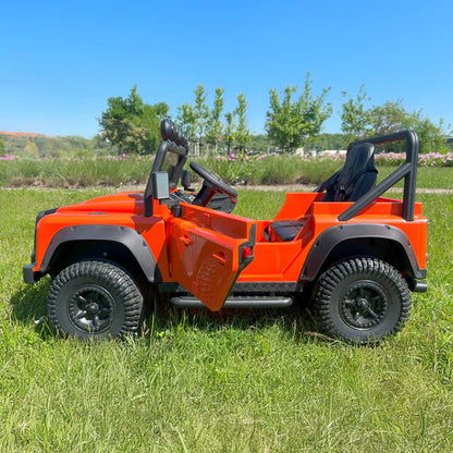 Landrover Defender Official 12V Ride On for Kids | Orange