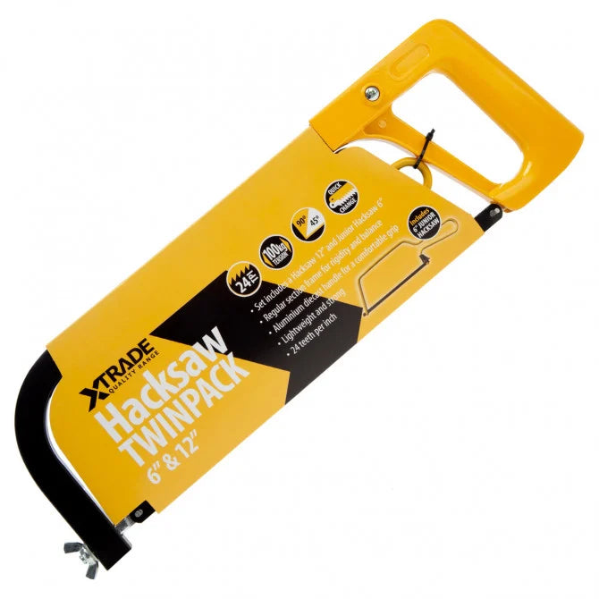 Xtrade Hacksaw Twinpack 300Mm (12″) & 150Mm (6″)