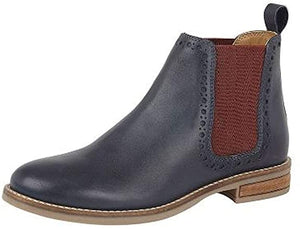 Cipriata Women's Lidia Leather Boots - Navy -FWNS000