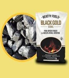 1 Tonne Household Black Gold Coal (50 x 20kg bags)
