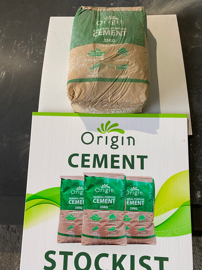 Pallet of Origin Cement (71 x 25kg bags)  -    €468.60