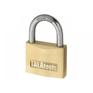 Tala Tools Heavy-Duty Brass Padlock (40mm) - TA69266